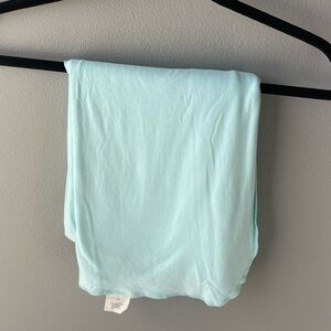 Kate Quinn The Woods Beechwood Modal Blue Single Layer Swaddle Blanket